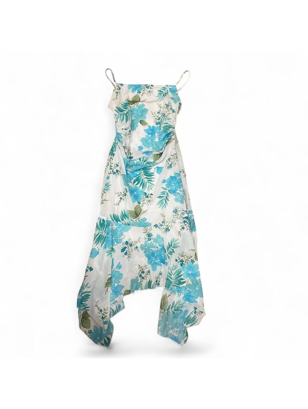 Y2k city of triangles floral dress
